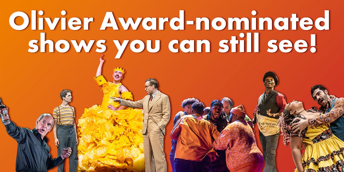 See Olivier Award-nominated theatre