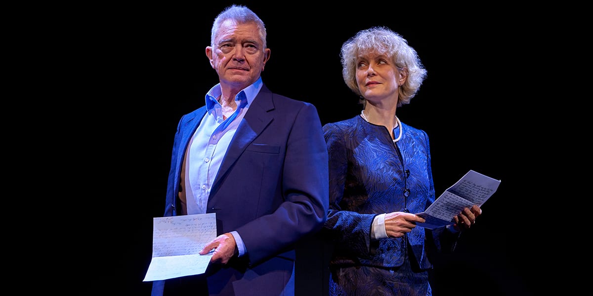 Martin Shaw and Jenny Seagrove in Love Letters at Theatre Royal Haymarket