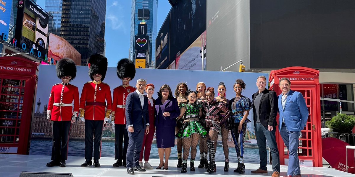 Six & Mayor Sadiq Khan bring London to Times Square