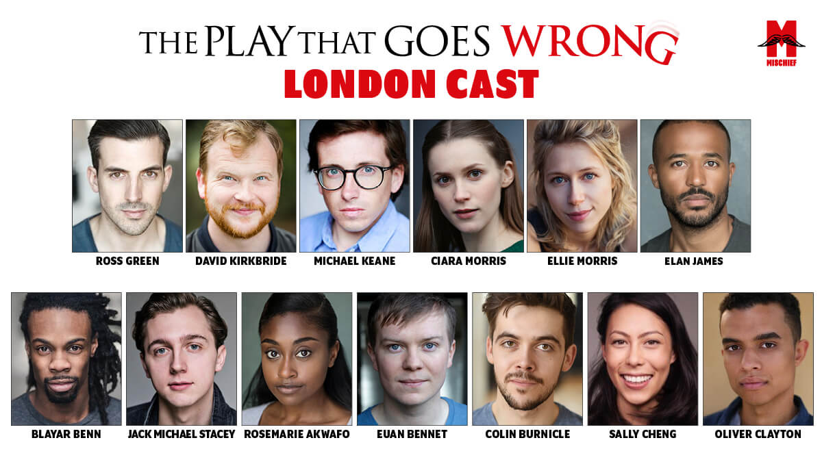 The Play That Goes Wrong announces cast for return to Duchess Theatre