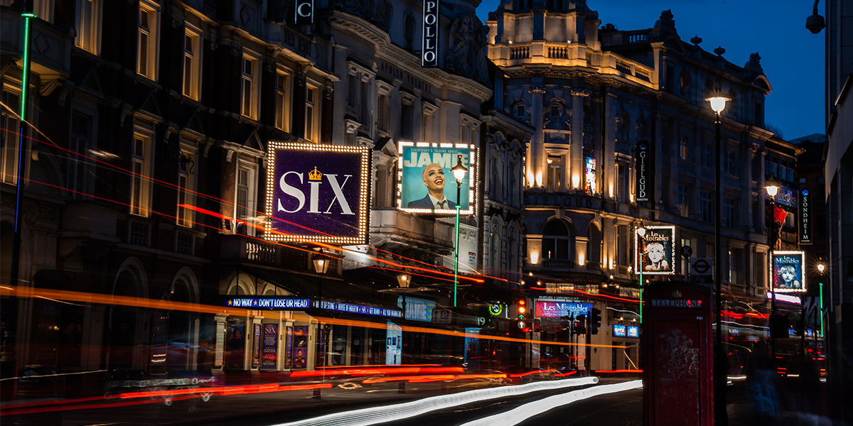 Image of Theatres on Shaftesbury Avenue